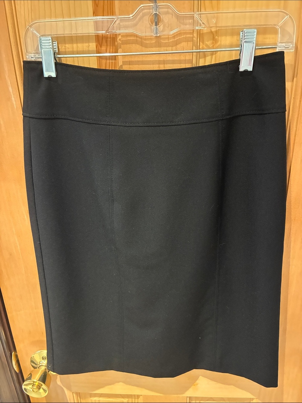 Worthington Black Tailored Pencil Skirt